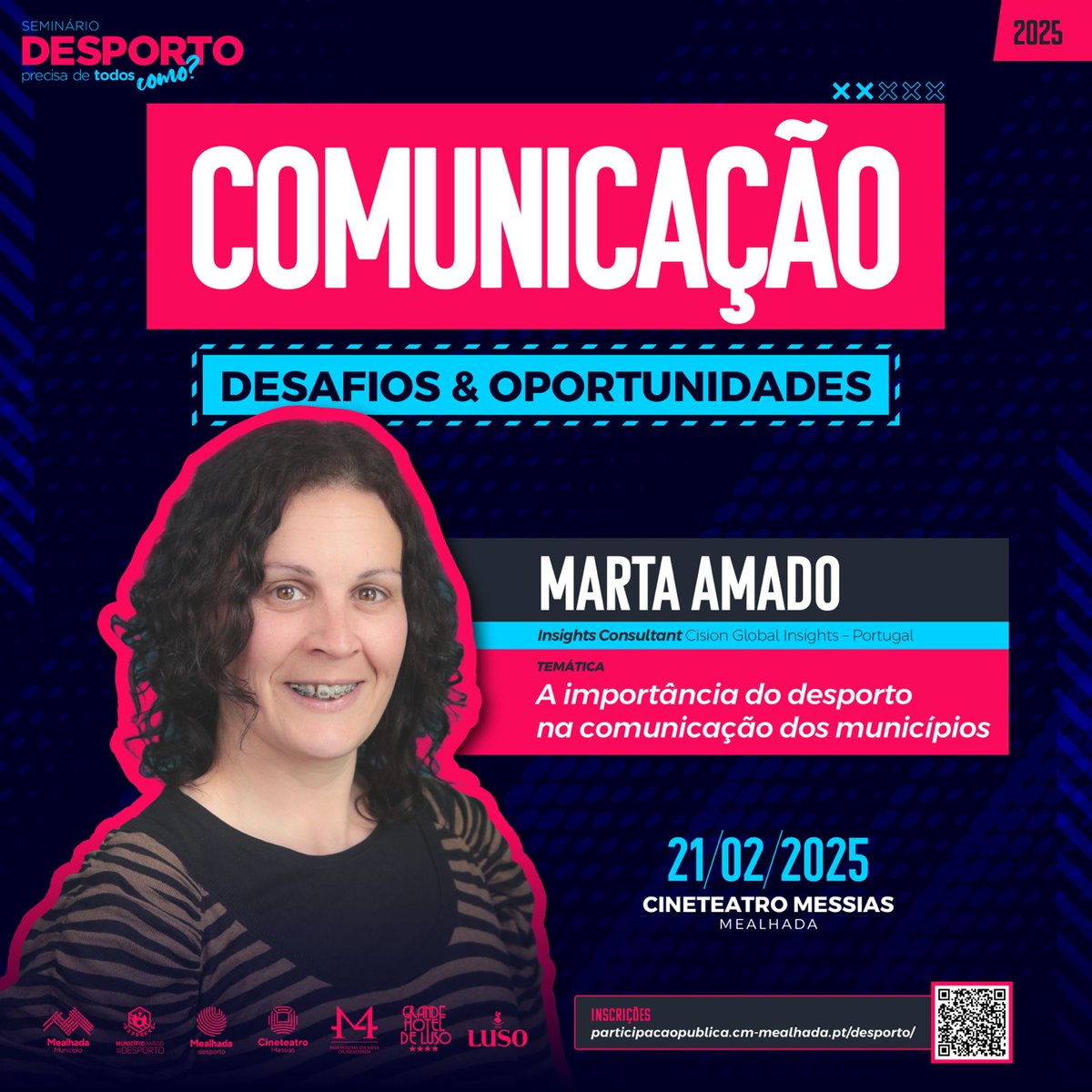 📣 A importância do Desporto na Comunicação dos Municípios

A Marta Amado, Insights Consultant da Cision Global Insights Portugal, participa como oradora no seminário "O Desporto Precisa de Todos. Como?".

👉 Inscreva-se através do link: participacaopublica.cm-mealhada.pt/desporto/event…
