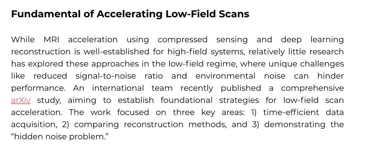 Efrat Shimron (@efrat_shimron) on Twitter photo Excited to see our new paper on low-field MRI reconstruction covered in the RadAccess newsletter! It's joint work with <a href="/waddo/">lee waddingham</a> and <a href="/RosenLab/">Matt Rosen</a>.
Thanks <a href="/lofiMRI/">Campbell ๐
๐ฅซ</a> for the coverage!
shorturl.at/tKqTR Excited to see our new paper on low-field MRI reconstruction covered in the RadAccess newsletter! It's joint work with <a href="/waddo/">lee waddingham</a> and <a href="/RosenLab/">Matt Rosen</a>.
Thanks <a href="/lofiMRI/">Campbell ๐
๐ฅซ</a> for the coverage!
shorturl.at/tKqTR