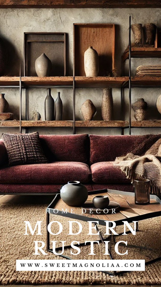 SweetMagnoliaa1's tweet photo. Explore our top picks for furniture and decor that embody the rustic modern aesthetic, perfect for transforming any space into a cozy yet contemporary retreat.
#modernrustic #rusticmodern #interiordesign #rusticstyle #moderninteriors https://t.co/SbIEOy8tmv
