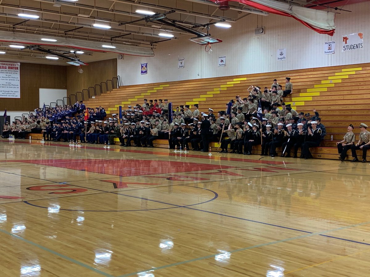 b_ehs's tweet photo. 14 December 2024:  Marysville-Pilchuck NWDRC competition.  Overall well done to Color Guard and Air Rifle Marksmanship teams. https://t.co/SoN2aSLSVA