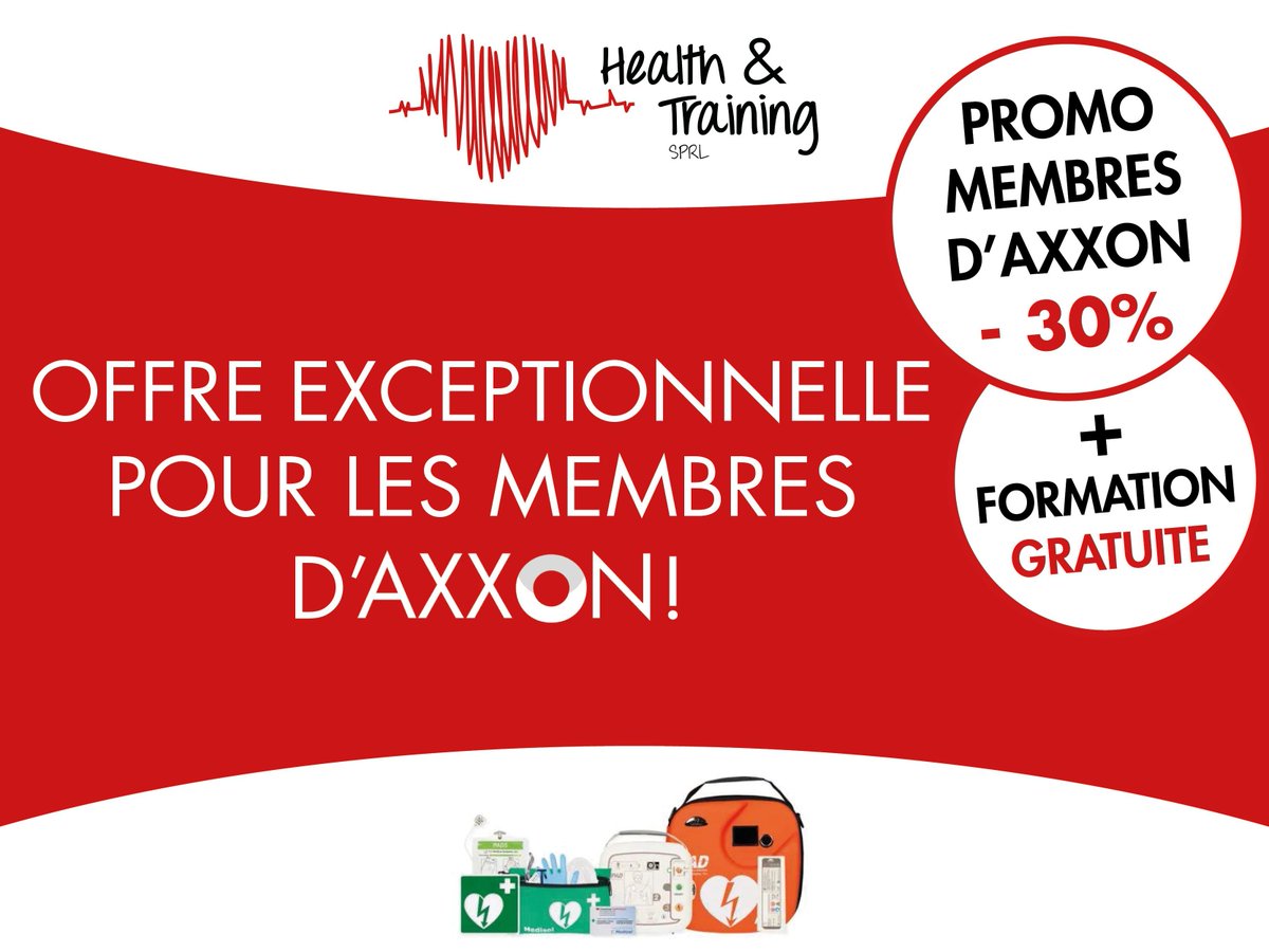 Commandez un DEA en bénéficiant d'un tarif préférentiel et participez gratuitement à une formation Basic Life Support le samedi 1er février à Zaventem! 👉 buff.ly/4fNORw1 

Plus d'infos 👉 buff.ly/40C0wK6