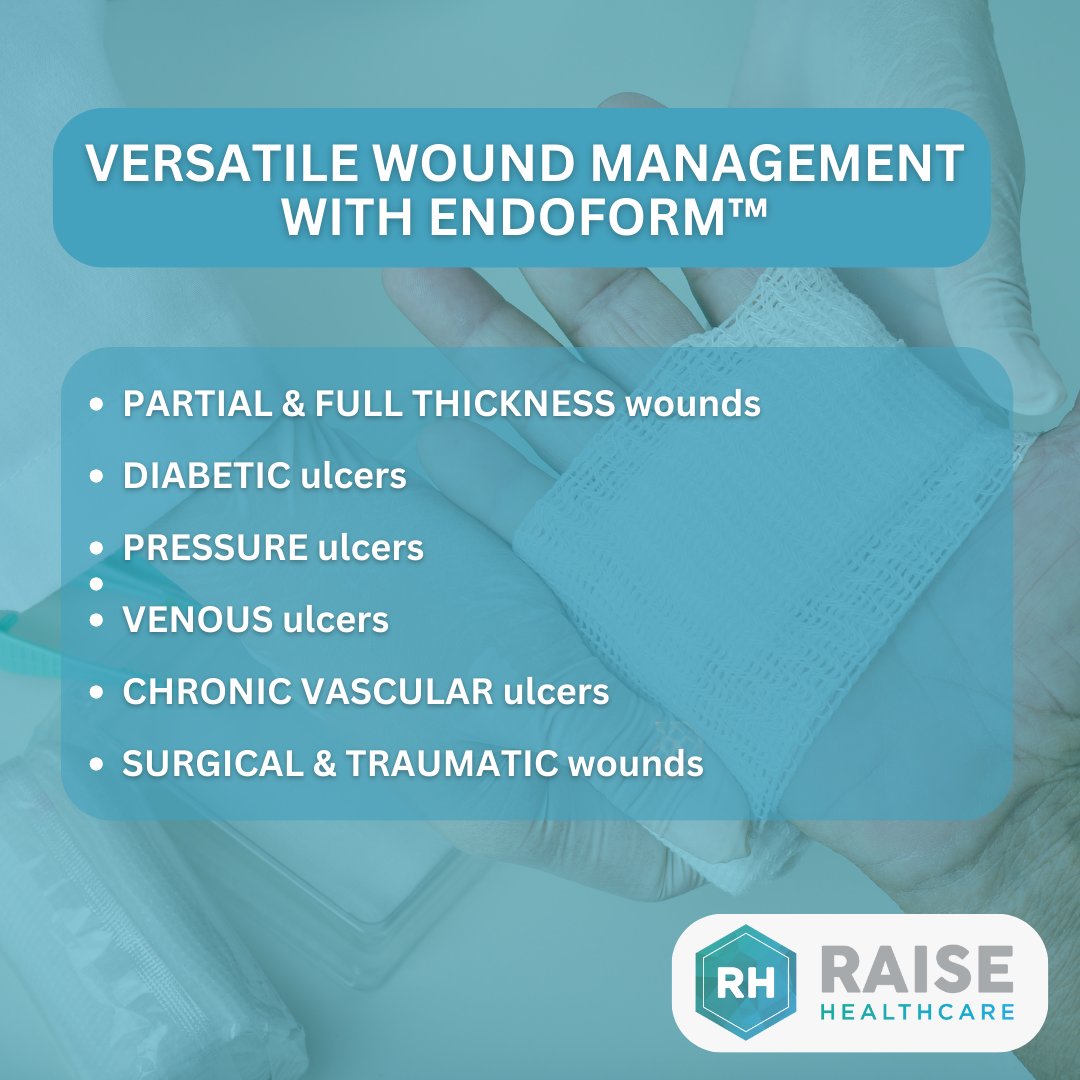 Revolutionise wound care with Endoform—a unique ECM supporting all healing phases. Check out AROA Biosurgery webinar on a new 130-patient study: 

linkedin.com/posts/aroa-bio…

#WoundCare #HealthcareInnovation #RaiseHealthcare"**