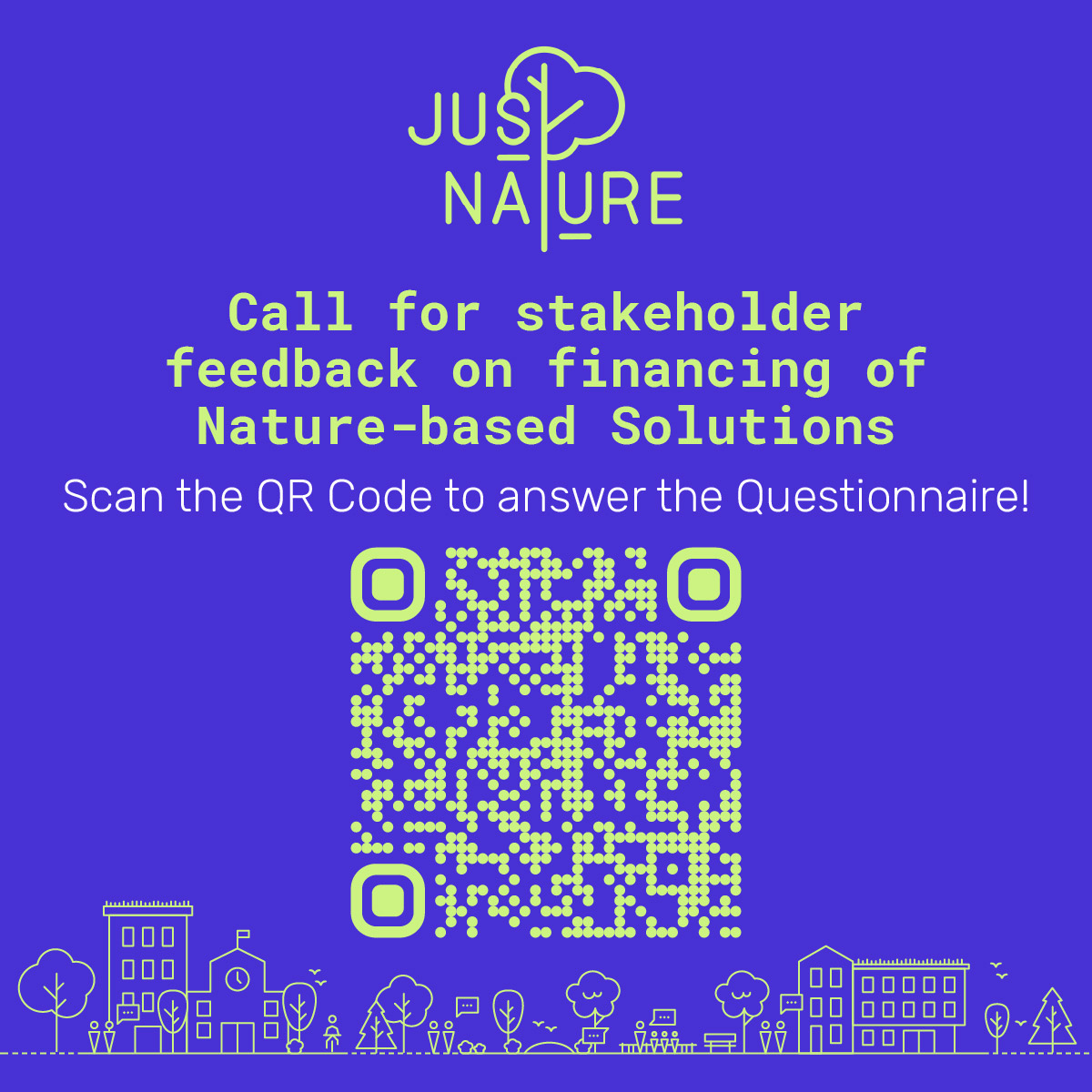 📣 Call for stakeholders: share your feedback on financing #NatureBasedSolutions!
🌳 Understanding local factors affecting #financing opportunities is essential to make an impact with #urban NbS.
📝 Take our survey to help shape the future of green cities! ec.europa.eu/eusurvey/runne…