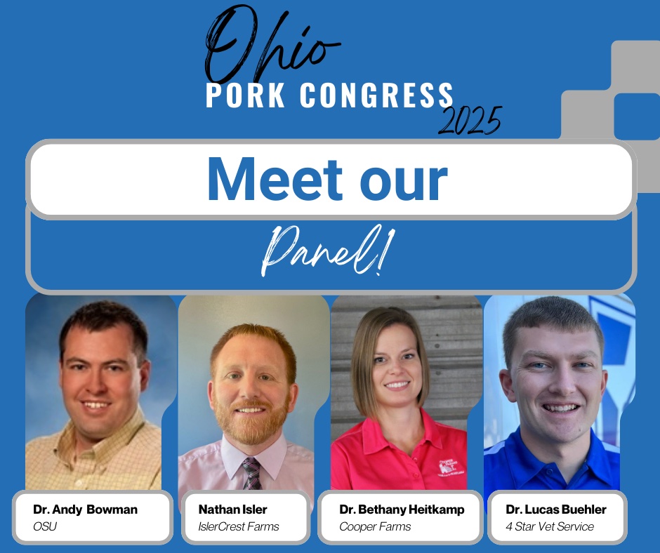 Want the inside scoop straight from the source? These panelists are ready to dish out their expert insights, thoughts, and lessons learned from the hands-on FAD Response exercise hosted in Ohio this past August.

Secure your tickets here: ohioporkcongress.org. #OHPork