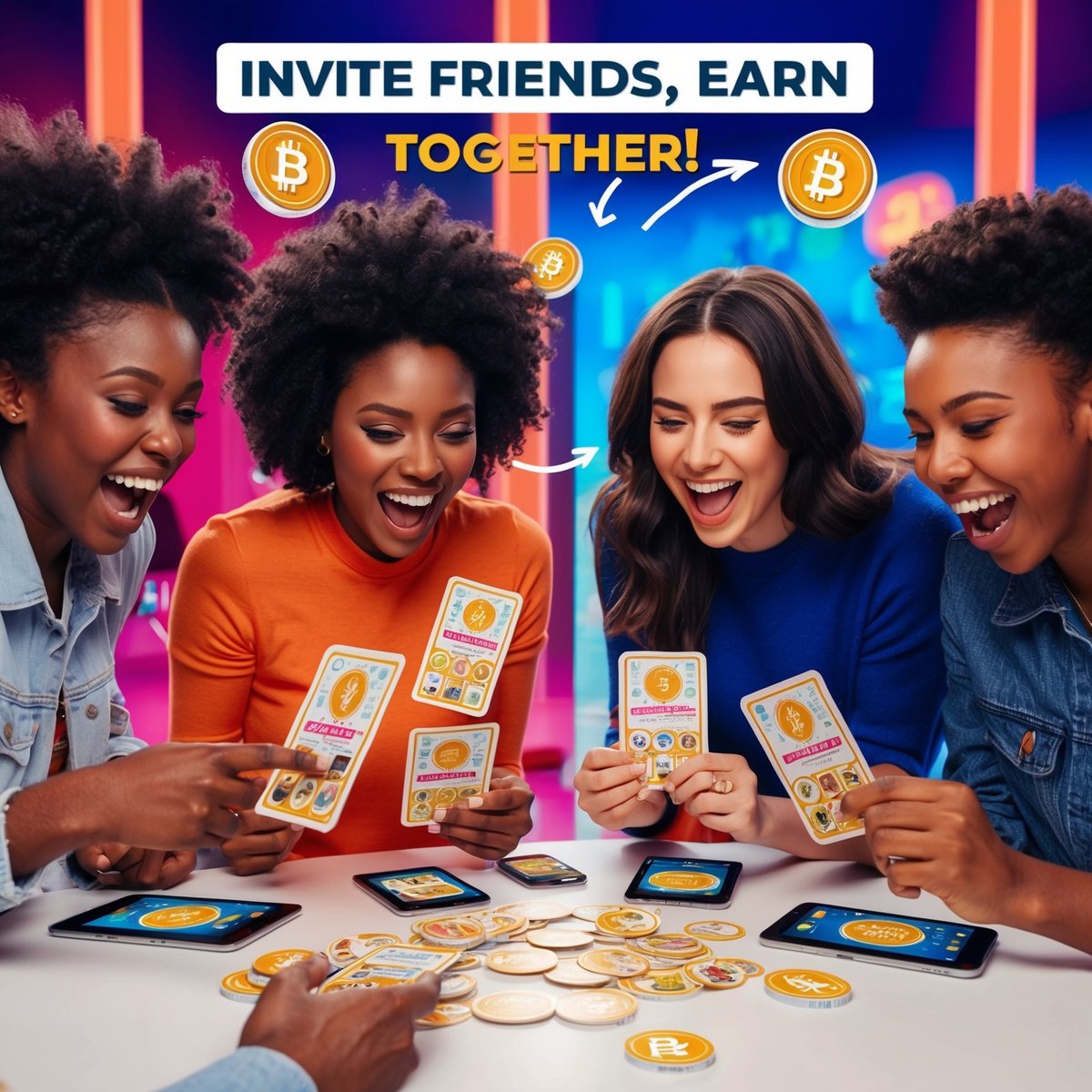The countdown to Crypto Scratch has begun, and the big moment is almost here 🚀

👥 Invite your friends now to join the fun before the official release!

➡️ Earn bonus $RBAX tokens for each friend you bring along.
➡️ Make your game even more exciting by playing together!

Let’s