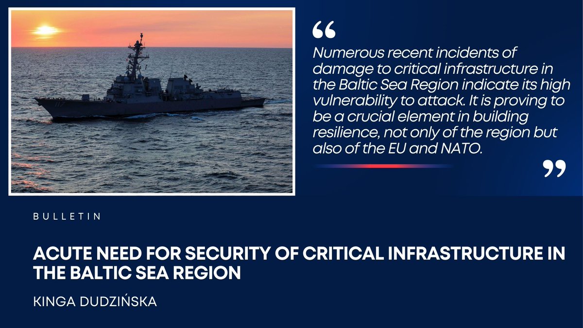 While Union and Alliance initiatives are positively welcomed, in practice they are and will be time-consuming, and in the case of the BSR, so far insufficient—all the more so if the goal is to further strengthen security and preserve the region’s economic competitiveness, writes