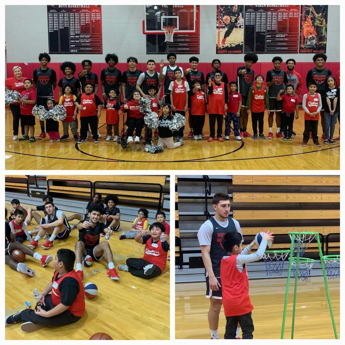 Fun time yesterday with these really special kids. #EastSide #NSHoops 
<a href="/NS_hoops/">North Shore Boys Basketball</a>