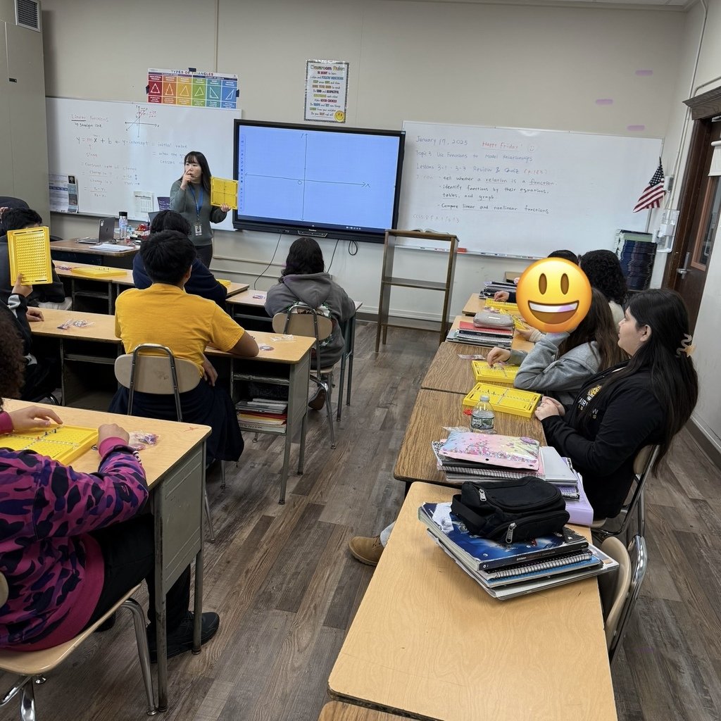 fairviewpsnj's tweet photo. Ms. Chung's 8th grade students used XY coordinate pegboards to determine whether a relation is a function. https://t.co/yJ8zeW37iy