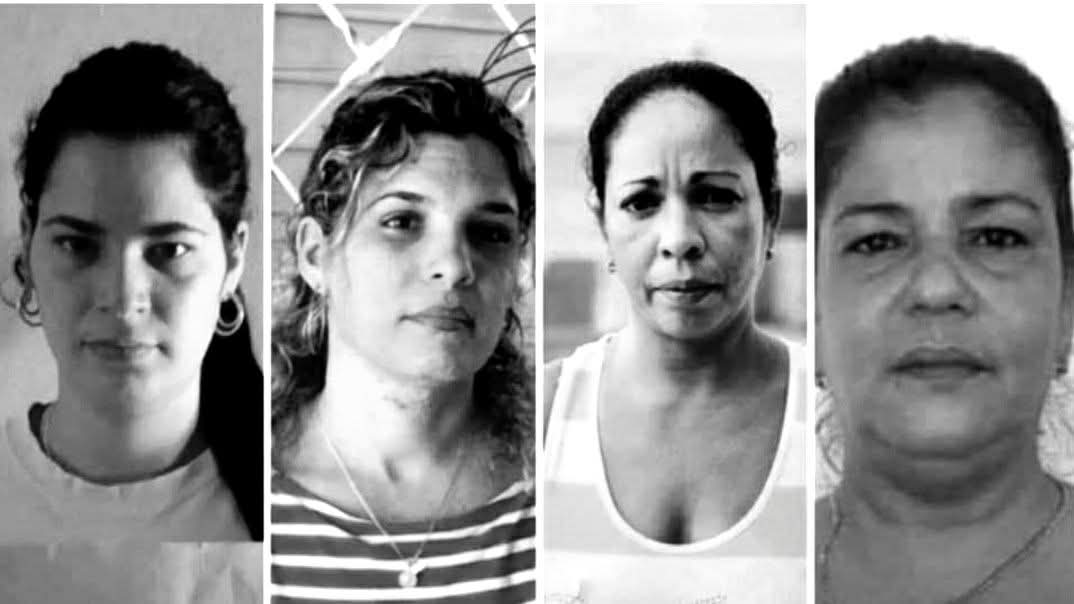 YoaxisM's tweet photo. Cuatro Damas de Blanco permanecen tras las rejas. Mujeres valiosas que no merecen la prisión. LIBERTAD PARA ELLAS. LIBERTAD PARA #Todos #LibertadParaLosPresosPolíticos @Europarl_EN
Tania Echevarría 
Sissi Abascal Zamora 
Saily Navarro Alvarez
Aymara Nieto Muñoz 
@POTUS @Pontifex https://t.co/jV298D92OT