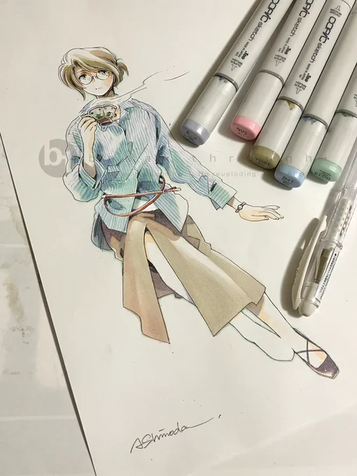 #無言で眼鏡娘をあげる見た人もやる 