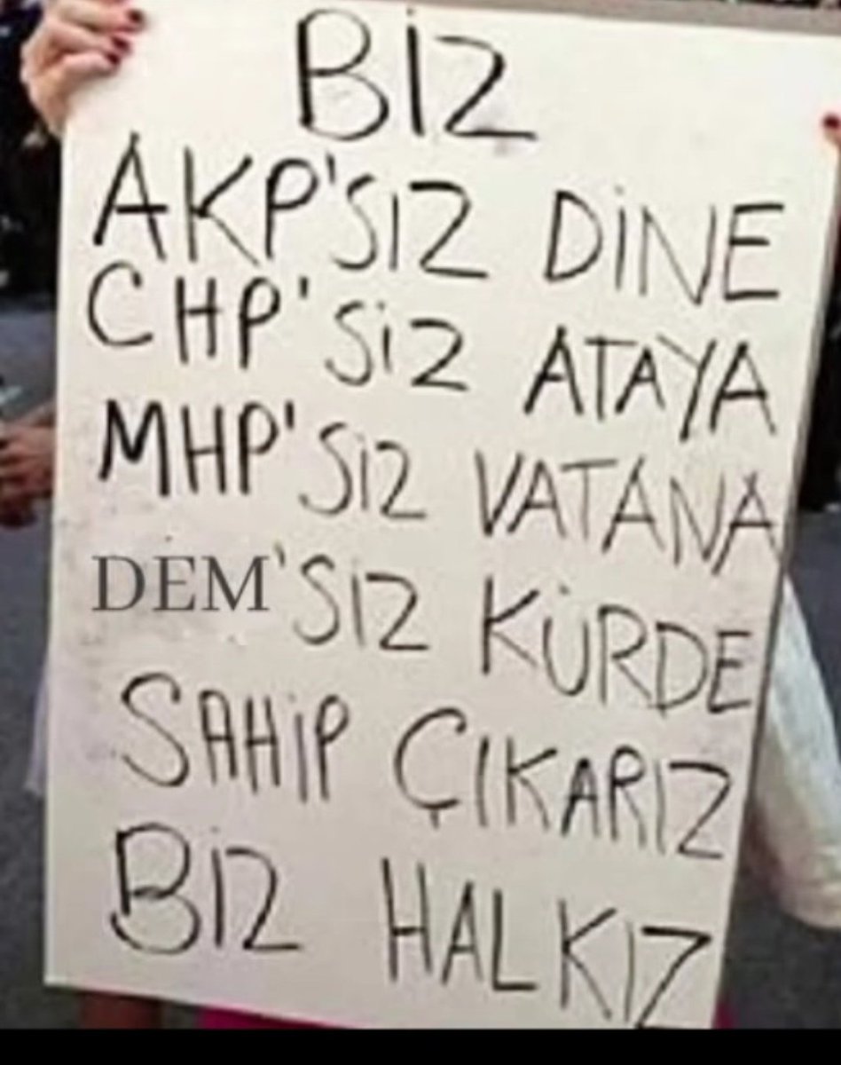 BİZ HALKIZ....! Peki ya,SİZLER KİMSİNİZ❓️