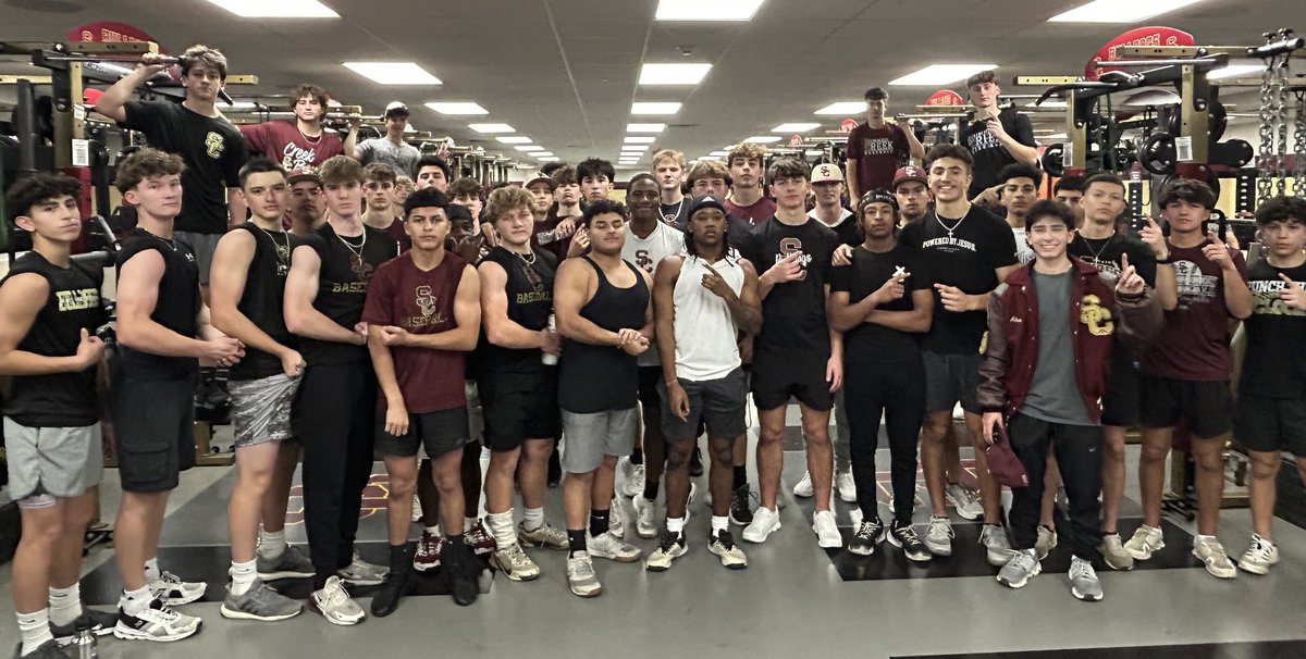 Summer Creek Baseball (@schs_baseball1) on Twitter photo GREAT way to start Day 1 with another 6am lift session. #BLEED #PunchTheClock #128 GREAT way to start Day 1 with another 6am lift session. #BLEED #PunchTheClock #128