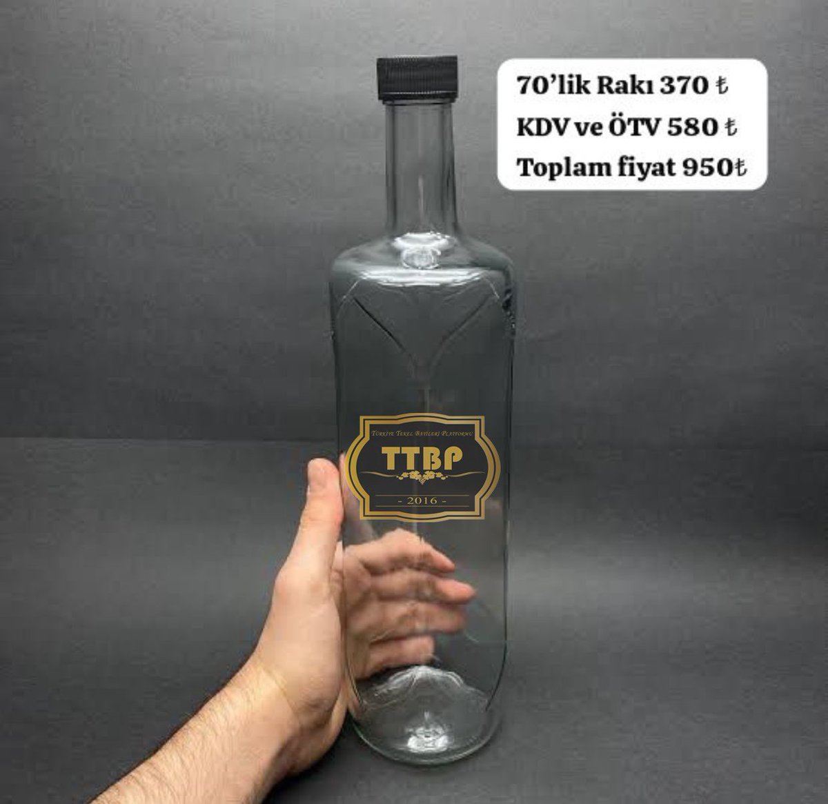 Türkiye Tekel Bayileri Platform Başkanı Özgür Aybaş:

"950 TL'lik bir şişe 70'lik rakının 580 TL'si KDV ve ÖTV'den oluşuyor."