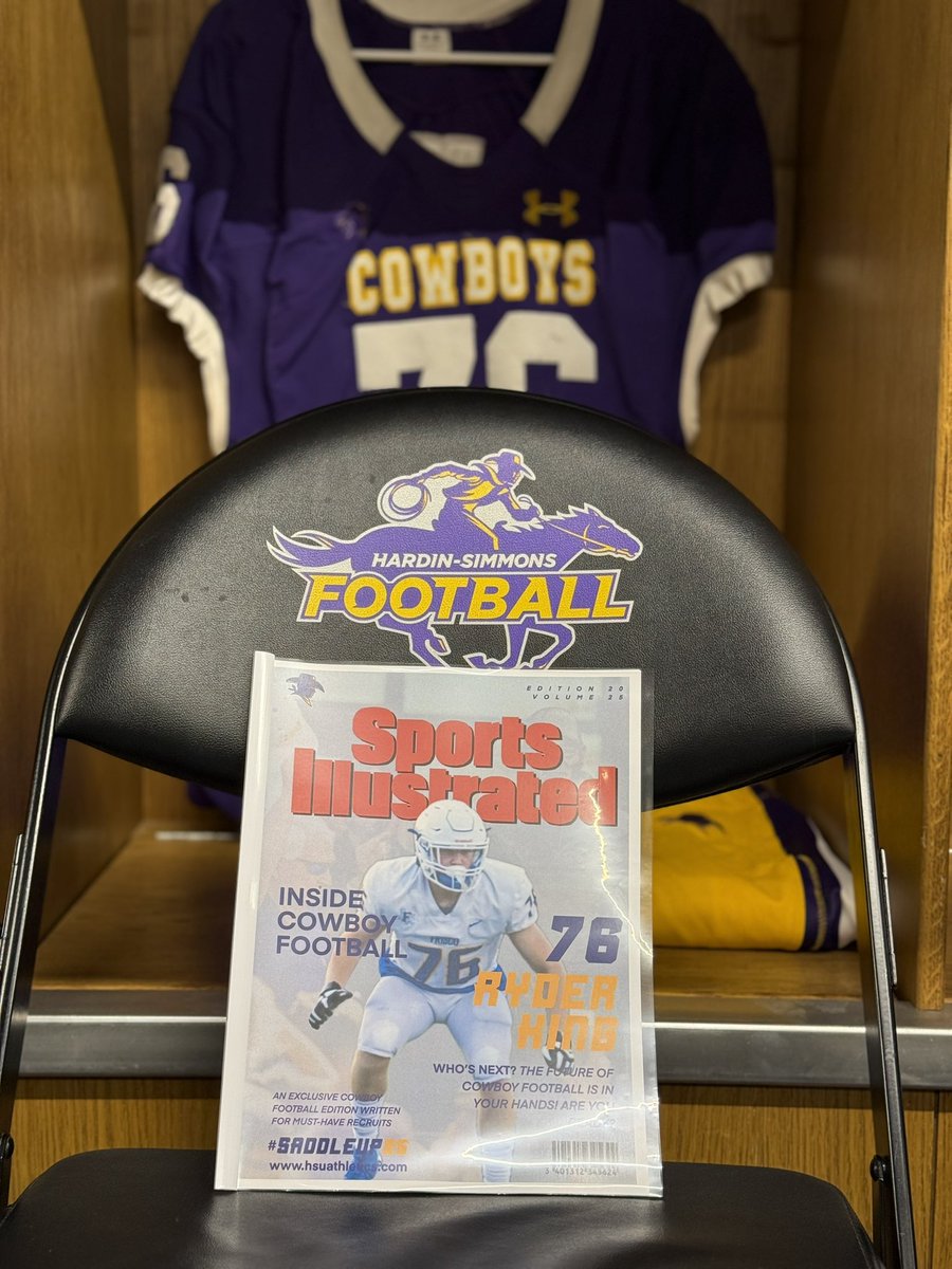 The1RyderKing's tweet photo. Had a great visit at @HSUCowboys! Thank you to @MattMitchellHSU, @CoachElkinsHSU, @BurlesonHSU for the hospitality! #HOOYAH 

@CoachHarbert 
@FHSRACCOONFB https://t.co/mFGcmSFs2y