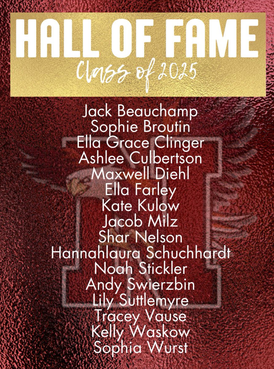We are proud to announce the Niceville High School Class of 2025 Senior Hall of Fame!
Congratulations and GO EAGLES 🦅