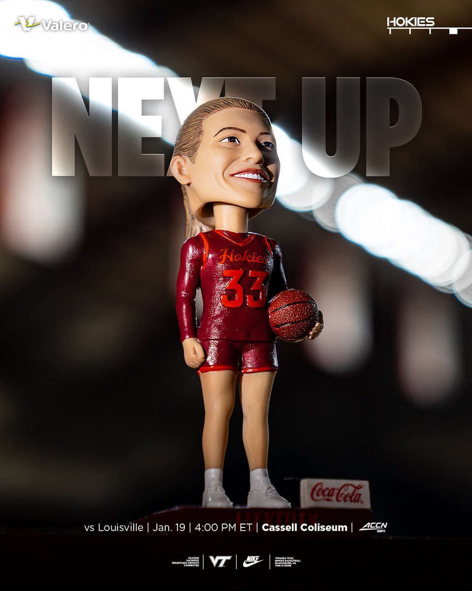 HokiesWBB's tweet photo. Liz Kitley Night 𝔁 Maroon Effect 

🤝 @ValeroEnergy 
🎟️ https://t.co/0jIBYtB7AU https://t.co/MhrjKgZvpY