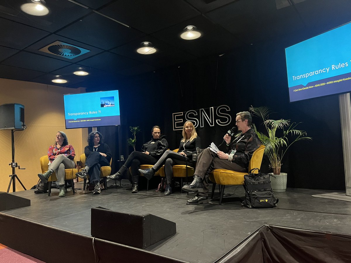 Creators_ECSA's tweet image. Reaching the final panels of the day @esns: ECSA President @Helienne Lindvall, Olga Heijns (Next Era Publishing), @MandySalemAubry (Mandy Salem-Aubry Music Services), Gee Davy (AIM) and Margriet Koedooder (De Vos & Partners Advocaten) discuss the Voluntary Code of Good Practice…