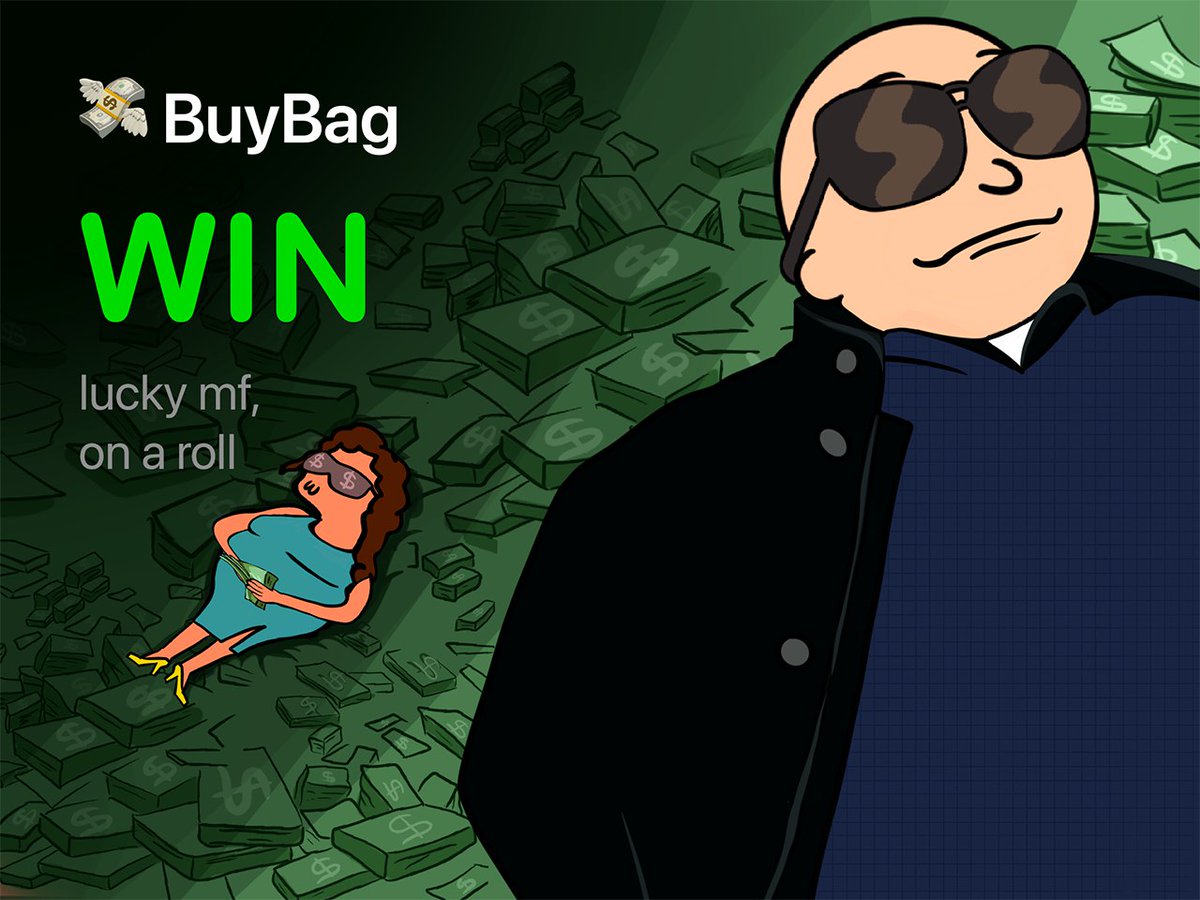 $GG (<a href="/HolyGasGod/">⛽️GasGod</a>), it's time for you to get listed in the BuyBag and you'll be on a green streak! 🚀

———————————
BuyBag Mini App - t.me/buybagtrading_…