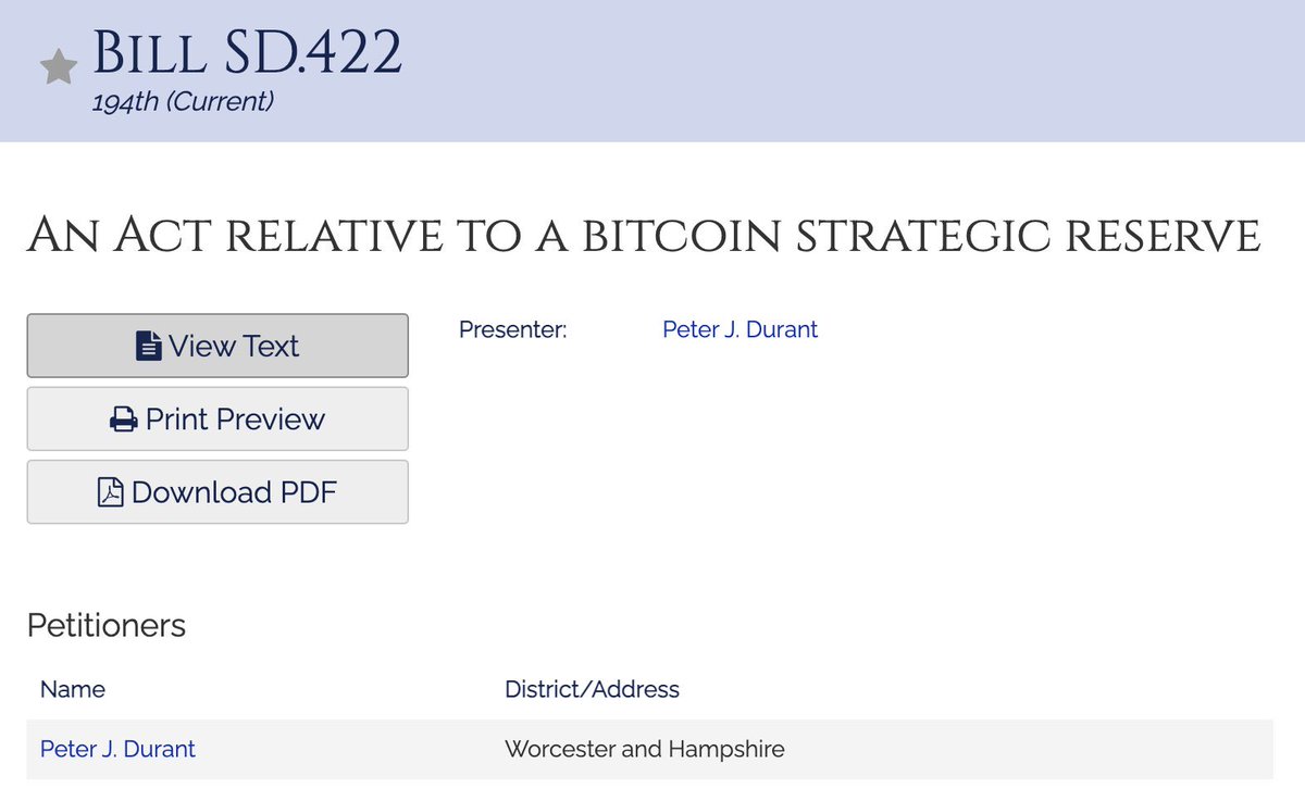 💥BREAKING💥 Massachusetts becomes the 10th state to introduce legislation  for a Strategic Bitcoin Reserve 🇺🇸 - Massachusetts - Wyoming - New  Hampshire - Alabama - Florida - Pennsylvania - Texas - Ohio - North Dakota  - Oklahoma