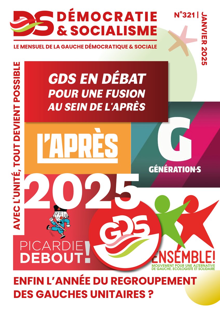 j'en profite pour dire à celles et ceux qui me lisent et m'ont lu au cours de toute cette séquence
GDS LAPRES tiennent bon 
mais il faut nous rejoindre, il faut absolument militer activement avec nous, s'abonner à la revue D&amp;S, adhérer à l'organisation commune que nous bâtissons