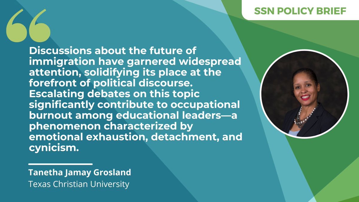 SSNScholars's tweet image. For many #educators, discussions of #policyissues &amp;amp; politics can cause emotional burnout. In this latest brief, @DrGrosland &amp;amp; Frank Hernandez (@TCU_COE) offer ways for educators to support themselves during tough political conversations. 

Read more: buff.ly/4a3jrRl