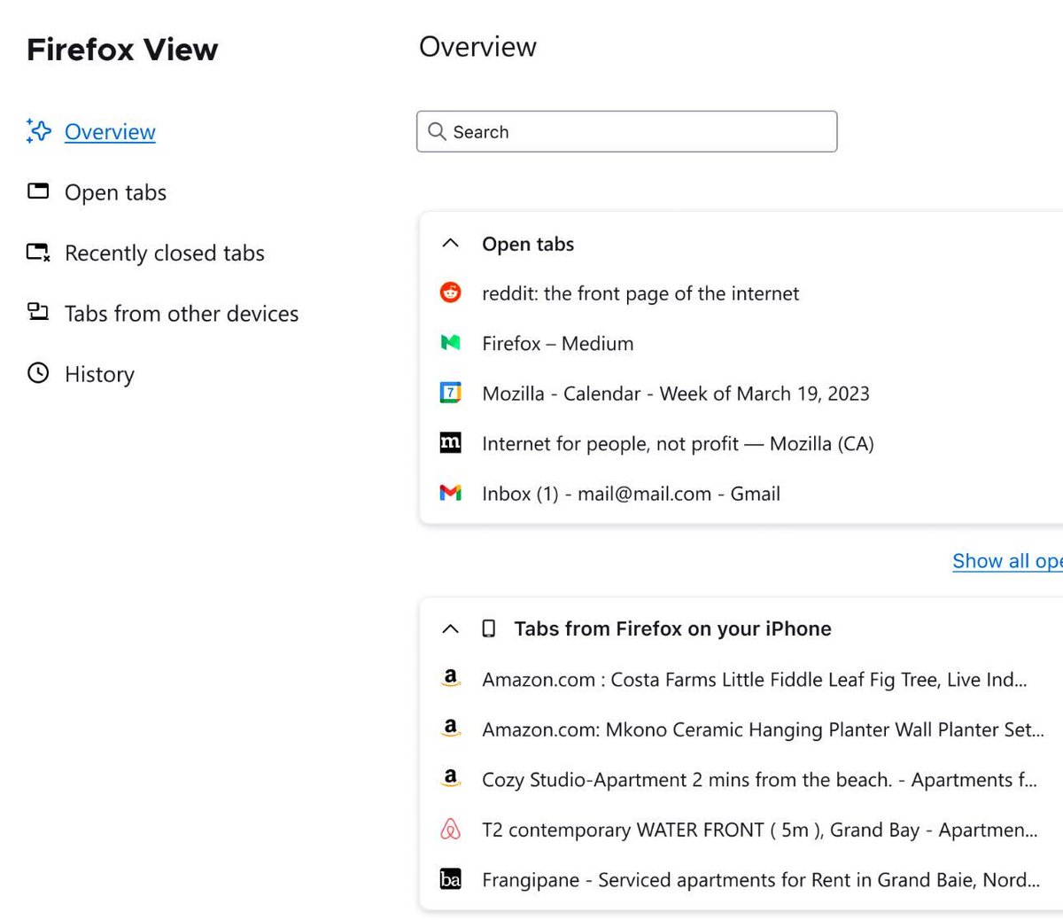 firefox's tweet image. Ever wonder what it’d be like if your desktop and mobile browsers had a group chat? That’s Firefox View 🔥