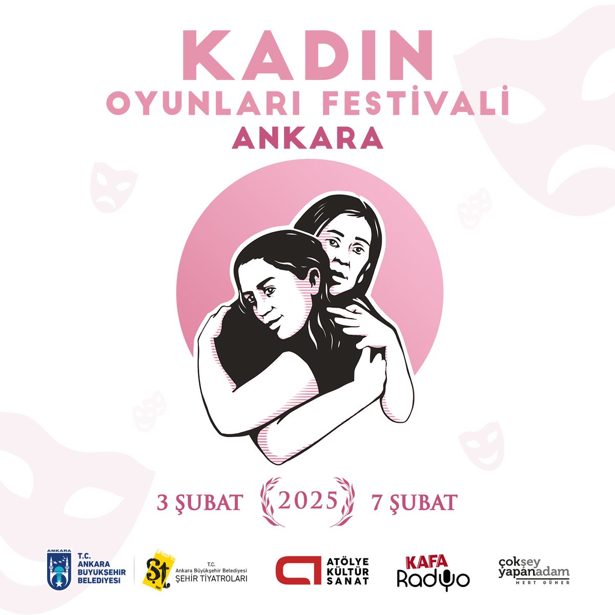 Kadın Oyunları Festivali 2025 Ankara ayağı beşinci ve son gününde <a href="/EchoesSahne/">Echoes Sahne</a> yapımı "Herkes Yolunda" oyunu izleyicisi ile buluşacak..
#kadınoyunlarıfestivali #tiyatro #festival #kadın #tiyatroiyidir #tiyatroiyileştirir #ankara