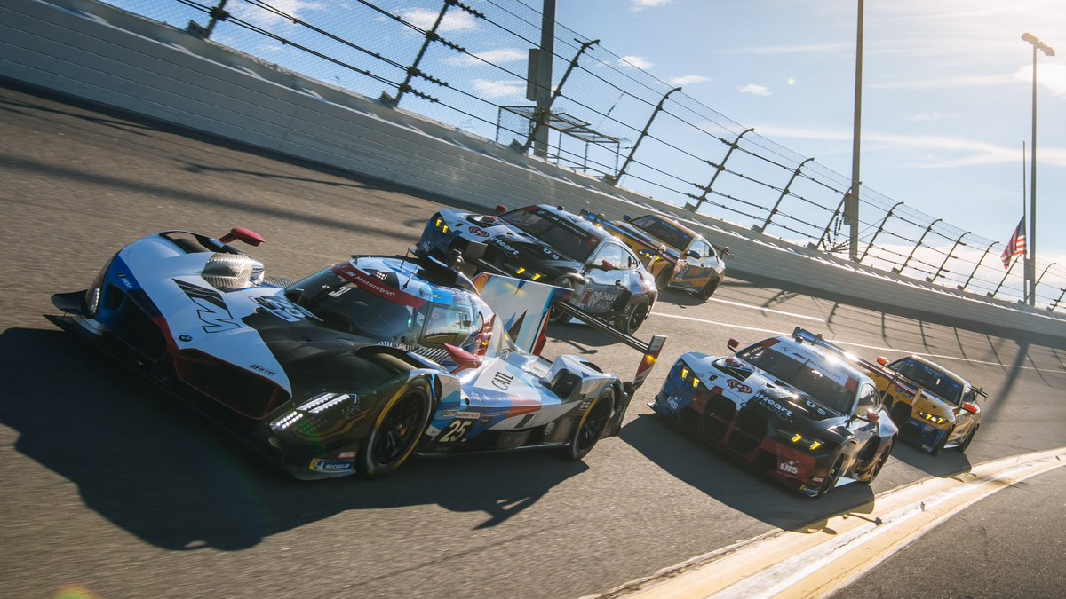 POV: First Daytona shots just dropped. 

LMDh, GT3 EVO, and GT4 EVO are looking insane.

IMSA season can’t start soon enough. Agree? 🏁🔥

#Rolex24