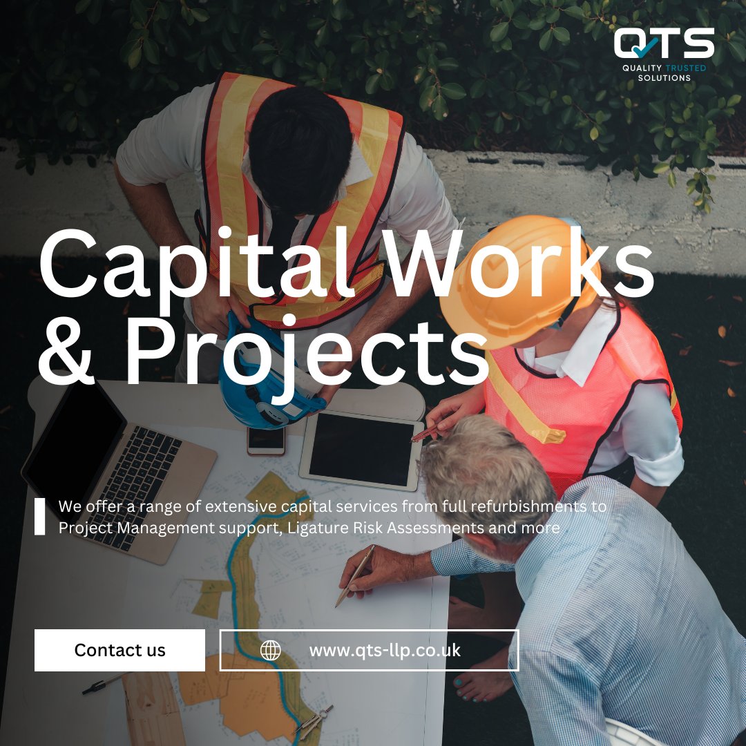 Quality Trusted Solutions (@quality_trusted) on Twitter photo QTS offer a broad range of capital works & projects that can be tailored to meet your needs. Whether you have a scheme in mind or need guidance on how to get started, don't hesitate to reach out.
Email us for our full service guide & more info at cnwl.qts.enquiries@nhs.net QTS offer a broad range of capital works & projects that can be tailored to meet your needs. Whether you have a scheme in mind or need guidance on how to get started, don't hesitate to reach out.
Email us for our full service guide & more info at cnwl.qts.enquiries@nhs.net