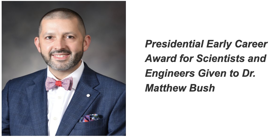 Congratulations to Dr. Matthew Bush!

Dr. Bush received the President Early Career Award for Scientists and Engineers, the highest honor bestowed by the U.S. government on outstanding scientists and engineers early in their careers.

acialliance.org/news/691309/Pr…

<a href="/UKYMedicine/">University of Kentucky College of Medicine</a>