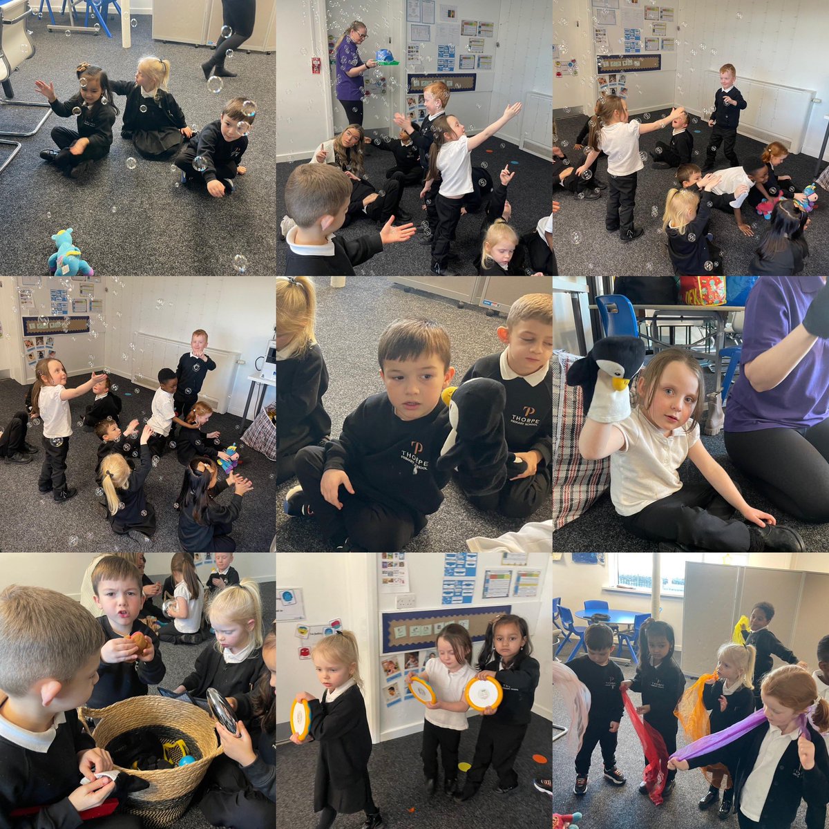 ThorpeBradford's tweet image. This week, our Moo Music group had a wintery blast! ❄️ From winter drives and hibernating like bears to waddling penguins and sparkly treasure baskets. These sessions combine music, movement, and sensory play to spark creativity and build confidence! #MooMusic 
@CATAcademyTrust