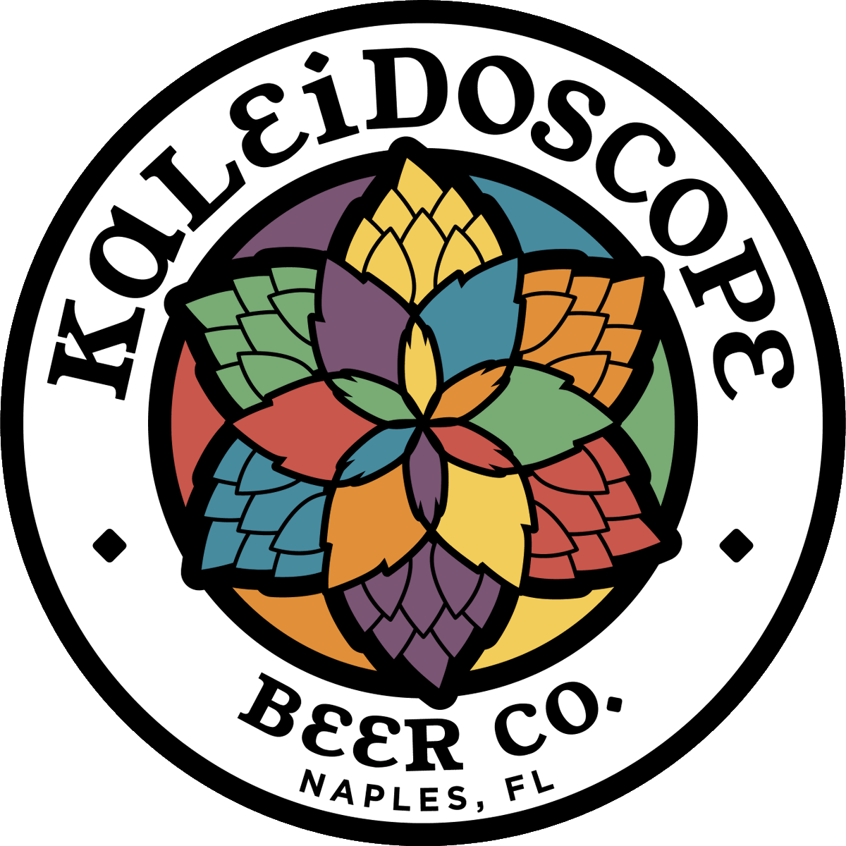 Craftapped's tweet image. Naples!  You've been asking and we have good news.  Kaleidoscope Beer Company is now a Craftapped partner