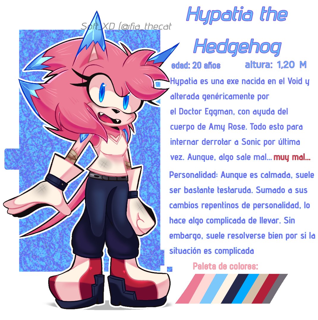 fia_thecat's tweet photo. Sheet reference definitiva ❗️❗️
Termine con su diseño, acá dejo la info sobre su lore (aun no lo termine, pero tienen una idea de como va)
Si tienen preguntas, no tengo problema en contestarlas!
#iconfusehiswords #hypatiasweep #sonicexe #sheetreference #digitalart https://t.co/7WOH8mw4x1