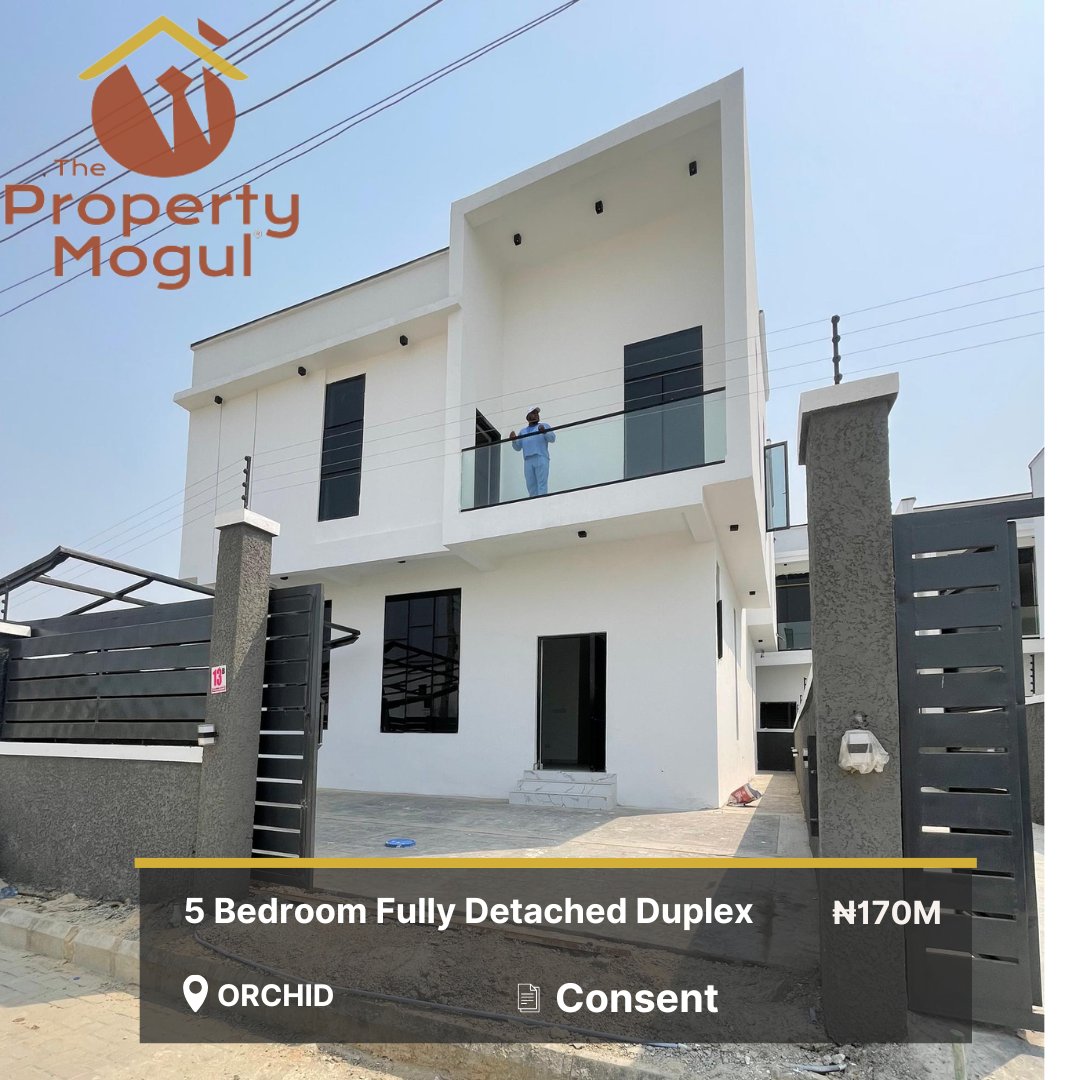 flopsb's tweet image. 5 Bedroom Fully Detached Duplex with BQ.

📍Location: ORCHID

💰Price: N170M

Title: Governor’s Consent

Call/Whatsapp: 08111355363
Email: Hellopropertymogul@gmail.com 

#realestate #thepropertymogul #viralreels #home #lagosbusinessowners #luxury #pixoftheday #viralpost