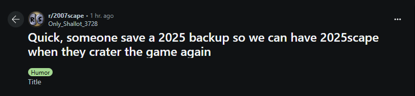 danilonmb's tweet photo. hyped for Old School OSRS when this happens🔥 https://t.co/Q38lET2JQD