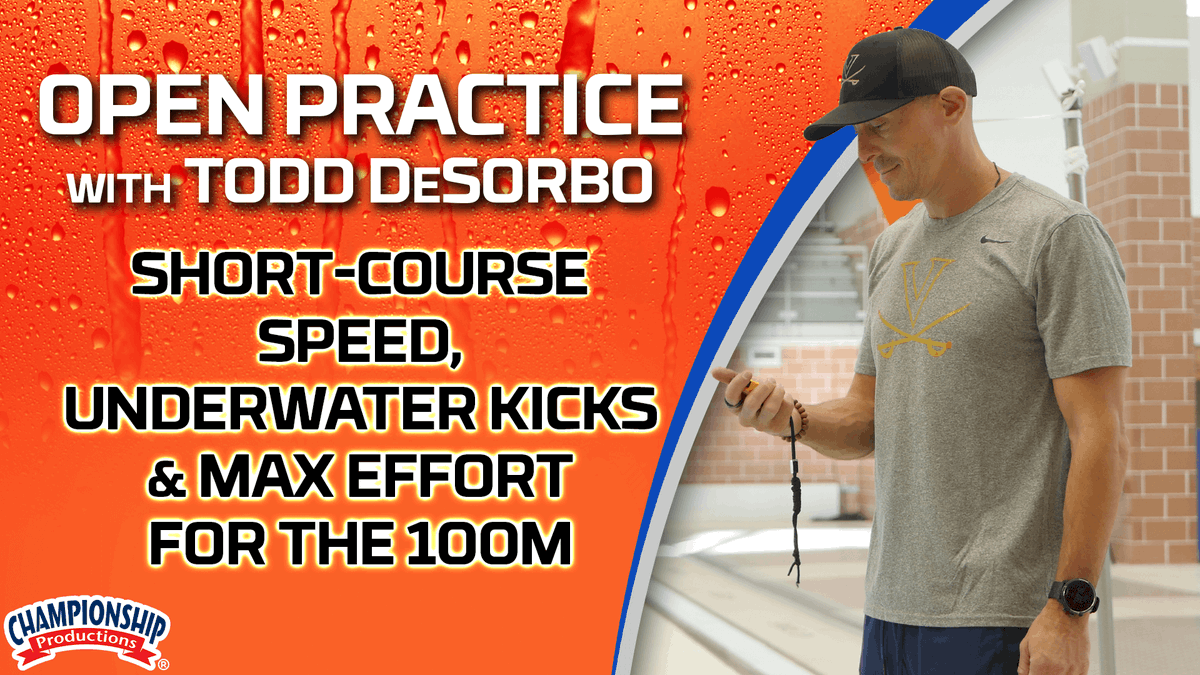 ChampProduction's tweet photo. 🔥New Video Series Alert!! featuring @UVASwimDive head coach @ToddDeSorbo from the NEW 'Open Practice with Todd DeSorbo' series'! 👀 https://t.co/LKnoC3n54W 🏊♀️🏊🏊♂️🏆🥇🏊♂️🏊🏊♀️
#learnfromthebest #becomeyourbest #championship #SwimPractice #swimcoaching #fyp #100meter #dryland #drylandtraining #collegeswimming #shortcoursespeed #underwaterkick #maxeffort #speedendurance #virginiaswimming #olympiccoach #goldmedal #NCAAchampions
