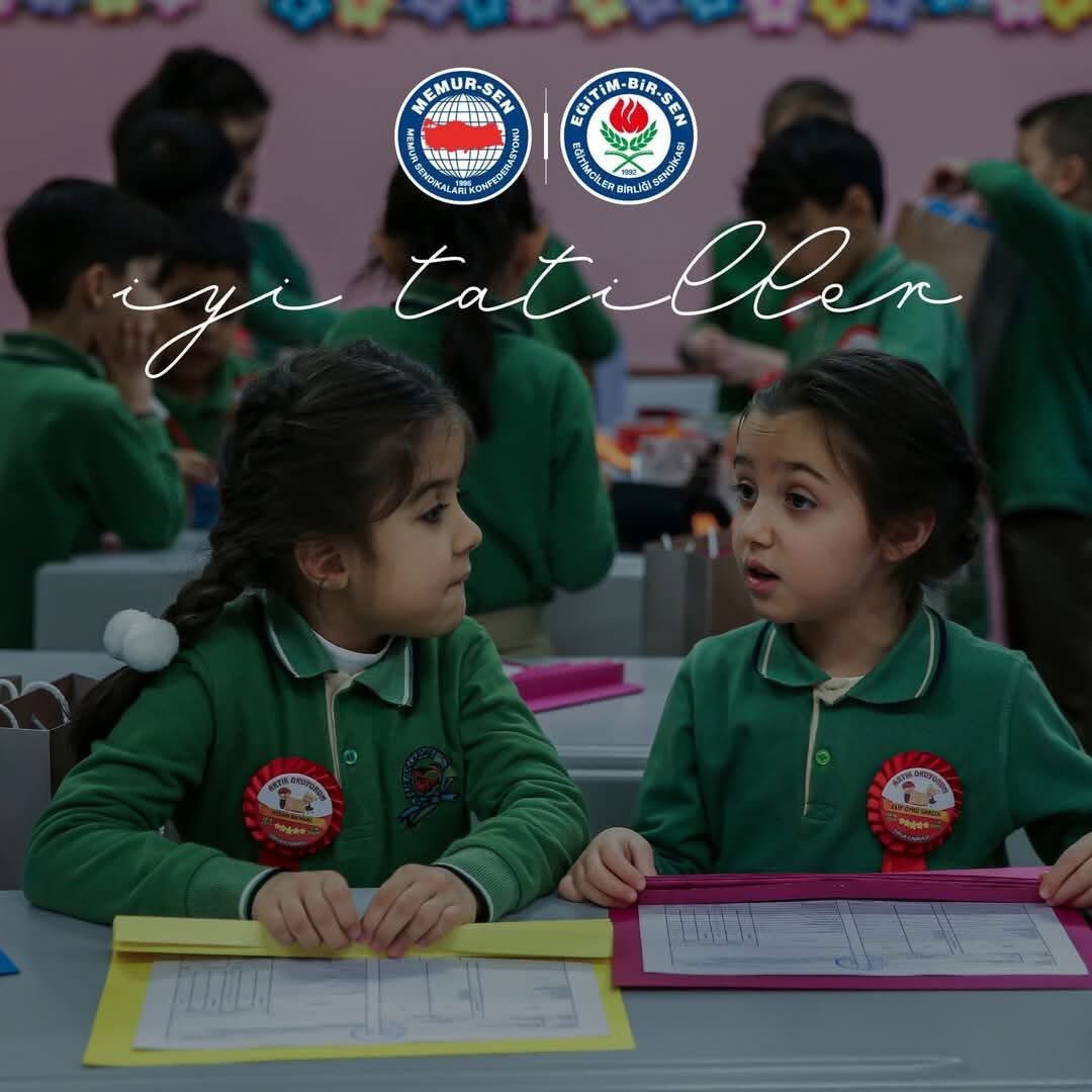 2024-2025 eğitim yılının ilk yarısı bugün tamamlandı.

Ülkemizin güzel yarınları için çalışan öğretmenlerimize,okul yöneticilerimize, memur ve yardımcı hizmetlilerimize,eğitim çalışanı tüm kardeşlerimize teşekkür ediyor; öğretmenlerimize ve öğrencilerimize iyi tatiller diliyorum.