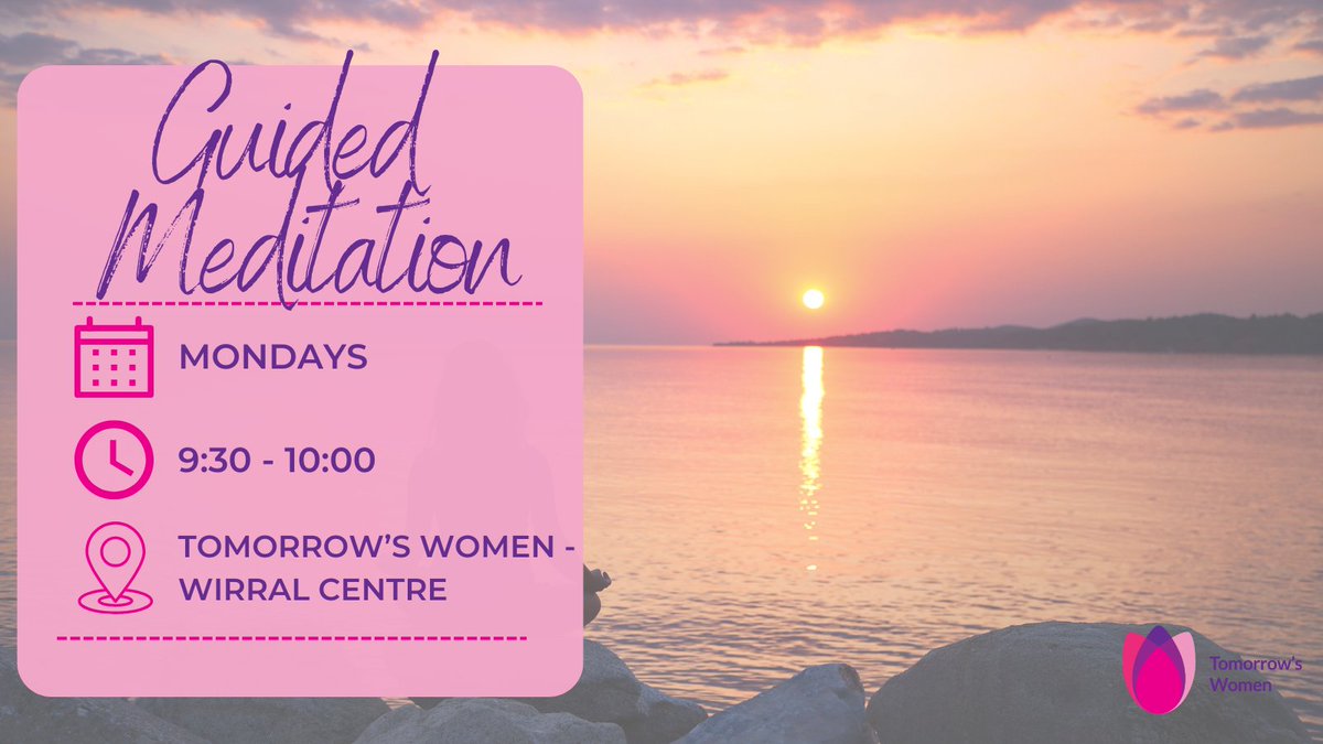 Start your week off relaxed with guided meditation every Monday at 9:30AM.

The lovely Alex will be taking you through blissful deep relaxation so you can begin your week feeling calm and refreshed 💗

Why not come along on Monday?
#guidedmeditation #meditation #meditationwirral