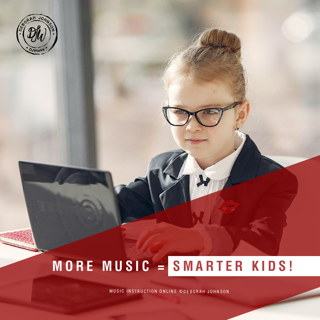 DebJohnsonWorks's tweet photo. Music can make your kids smarter-there's proof! #FreeDownloads! https://t.co/7yzEvDvVMD #onlinemusiclessons #piano #pianolovers #voicelessons #onlinevoicelessons #spacialreasoning https://t.co/R4jNHcq9RW