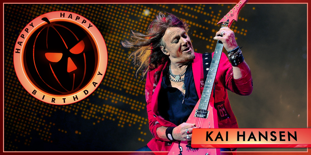 helloweenorg's tweet image. 🎂⚡ Happy Happy Birthday to the riff-master himself, Kai Hansen! 🎸🤘⁠
⁠
#Helloween #KaiHansen