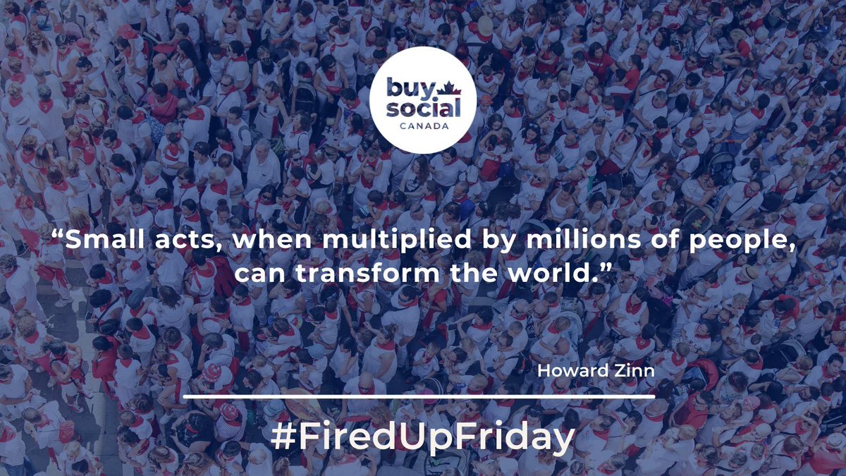 A #FiredUpFriday reminder to not lose hope in the power of the marketplace revolution!