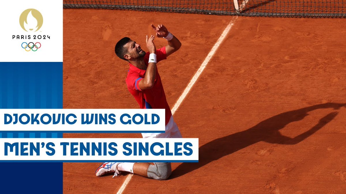 FoGOLF's tweet image. Novak Djokovic wins gold in Men's Tennis Singles 🥇 |  Paris 2024 Highlights
 
fogolf.com/873786/novak-d…
 
#PGAOfficialWorldGolfRanking #PGARanking #VinceIndiaGolf