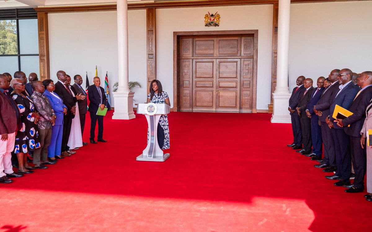 WilliamsRuto's tweet photo. The merger of the United Democratic Alliance Party and the Amani National Congress brings on board diverse, inclusive and transformative political views and ideas to take Kenya forward.

With this unity of purpose, we can now embark on a renewed aspiration to further democracy and accelerate our economic growth.

At State House, Nairobi County.