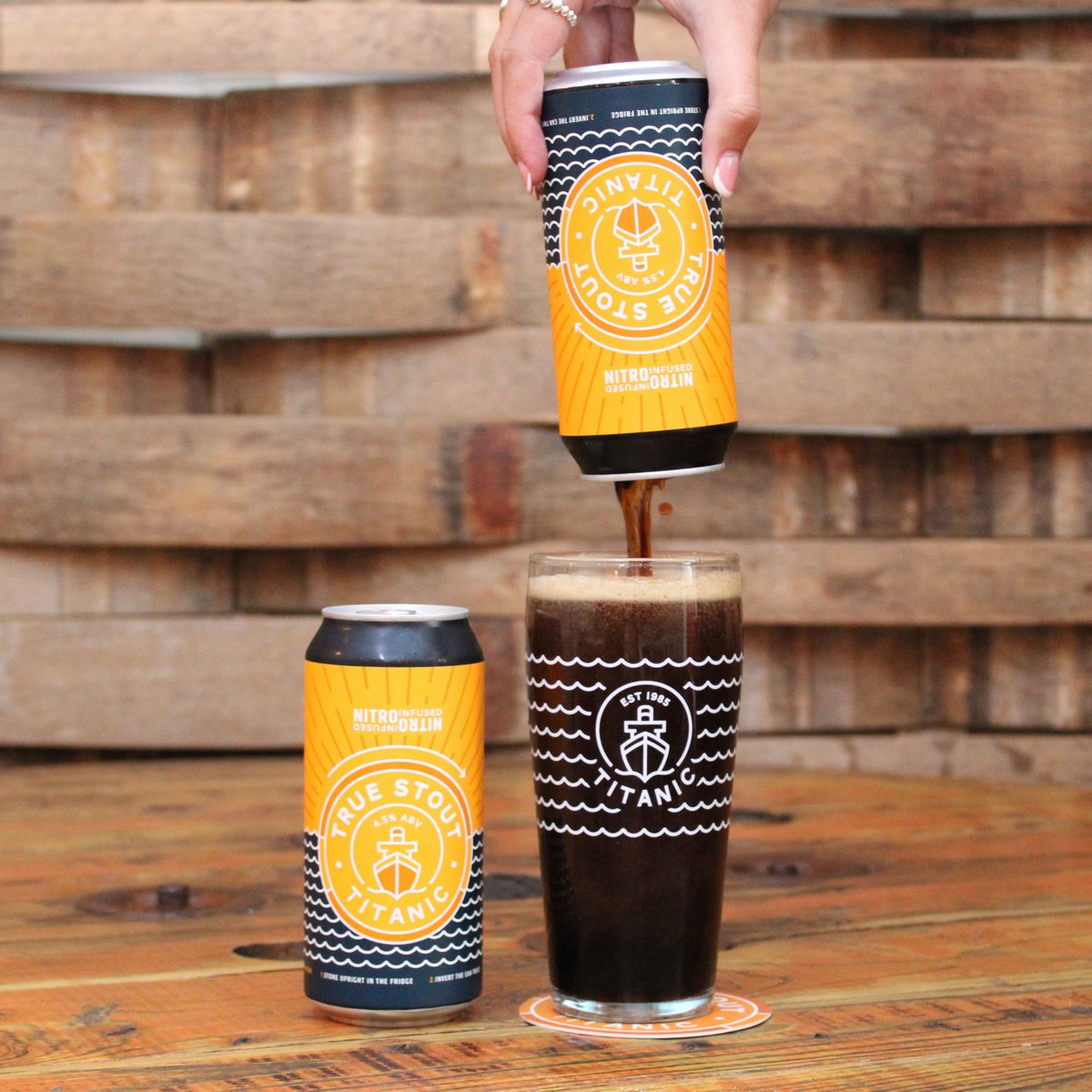 TitanicBrewers's tweet image. Our brewery shop is open today from 9am until 1pm!

We are stocked with True Stout cans, merchandise and Plum Porter Mini Kegs!

#breweryshop #realale #nitrostout