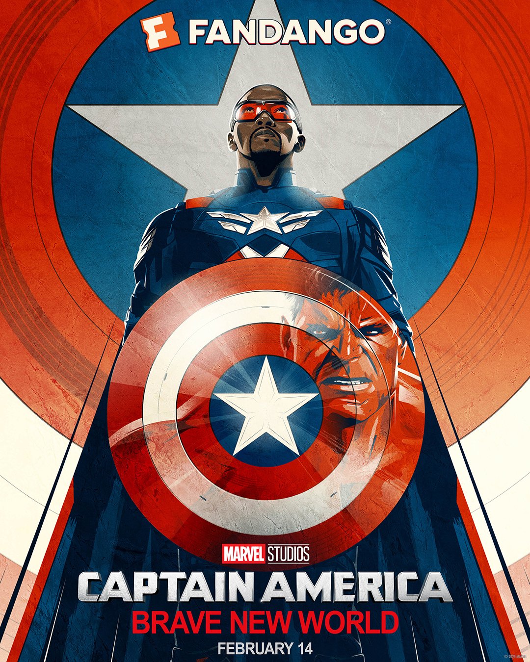 Captain America Brave New World Fandango poster