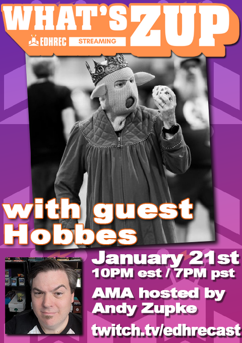 EDHREC (@edhrec) on Twitter photo What's Zup returns next Tuesday with everyone's favorite goblin, <a href="/HobbesQ/">HobbesGoblin (It's Spooky Season)</a>. Check it out! What's Zup returns next Tuesday with everyone's favorite goblin, <a href="/HobbesQ/">HobbesGoblin (It's Spooky Season)</a>. Check it out!