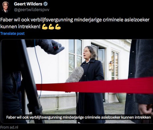 paul_wilders's tweet image. De zoveelste natte scheet van #Faber #PVV . Ook dit is slechts obligaat geneuzel voor de buhne. "wil kunnen"... 
Komt niets van terecht - en ze weten het. Wanneer wordt de stekker eruit getrokken? 

Gone fishing.