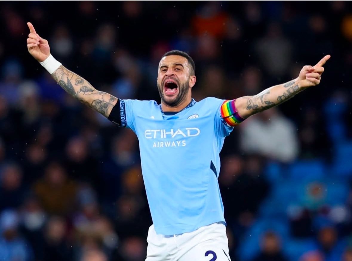 FabrizioRomano's tweet photo. 🚨🔴⚫️ AC Milan are advancing to the final stages of Kyle Walker deal.

More contacts planned to complete agreement on personal terms with Walker and his camp until June 2027.

As reported days ago, Walker’s keen on AC Milan move and the negotiation is underway. https://t.co/1zLbF9vlY2