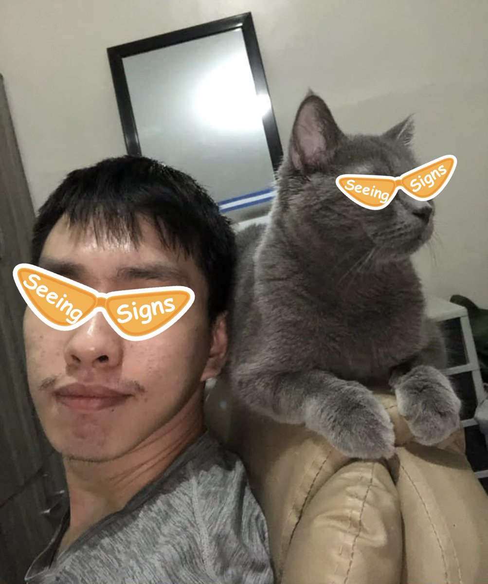 thegrayfur's tweet photo. Me and my father cat oreo are certified signoors. 👀🧡

Does it look good on us wearing the authentic SIGNglass?

Let's keep on painting the town orange, because this is the sign!

This is not a coincidence if you see this post, only SIGNS of alignment. So, follow the SIGNS. 🧡 https://t.co/hK18gFEEhC