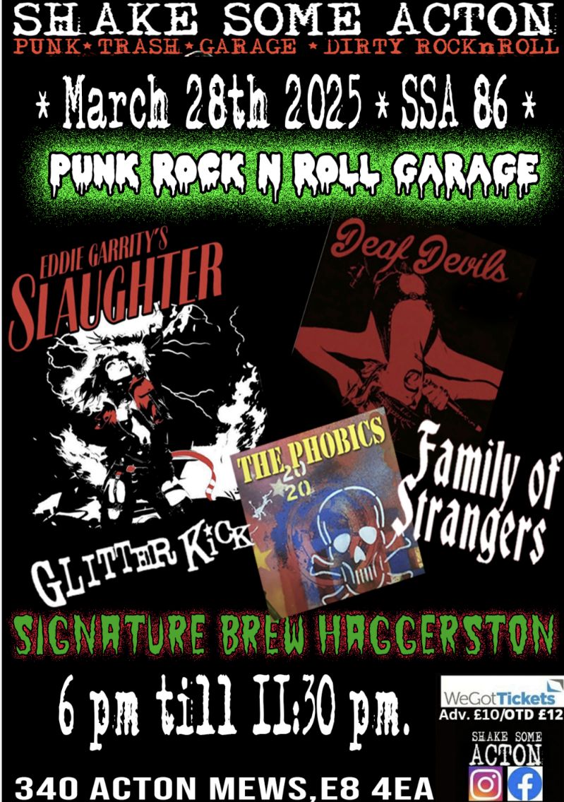 kick_doors's tweet photo. Eddie Garrity's Slaughter FIRST London show! Playing #SlaughterandtheDogs album 'Bite back' in full & more! The band will be joined by a VERY special guest for part of the show #originalsinger #cosongwriter #biteback #slaughter #glampunk #punkrock #punk #liveinlondon #punklondon https://t.co/zH13I2RcA3